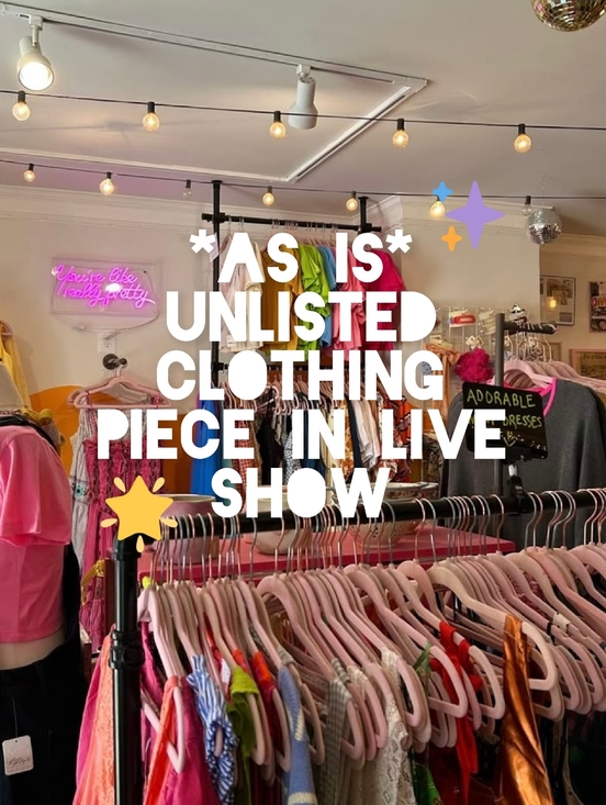 Other - Random AS IS Clothing Piece Live Show ✨️